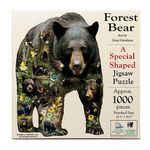 SunsOut Jigsaw Puzzle 1000 pieces - XXL Pieces - Greg Giordano - Forest Bear