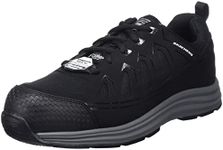 Skechers Men's Malad Ii ESD Composite Safety Toe Construction Shoe, Black, 10.5 US