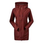 Berghaus Women's Rothley Gore-Tex Waterproof Rain Mac | Slim Fit | Adjustable | Eco-Friendly Coat, Red Rust, 12