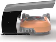 Idea Mower Garage for Robot Lawn Mower Vader Light Compatible with Worx Landroid, Canopy Charging Station, House for Robotic Lawnmowers, Openable Roof