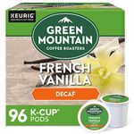 Green Mountain Coffee Decaf French Vanilla, Decaf, Light Roast Coffee, 96 Count