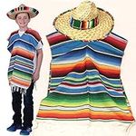 GiftExpress Mexican Poncho and Somb