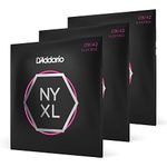 D'Addario Guitar Strings - NYXL Electric Guitar Strings - NYXL0942-3P - Unrivaled Strength, Tuning Stability, Enhanced Mid-Range - For 6 String Guitars - 09-42 Super Light, 3-Pack