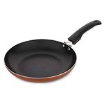 STEREN IMPEX | GREBLON Non Stick Fry Pan for Gas Stove Compatible Only - 24cm, 1.45 L, Copper