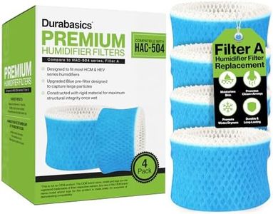 Durabasics 4 Pack of Premium Humidifier Filters - Compatible with Honeywell Humidifier Filter HAC-504, HAC-504AW & Honeywell Filter A - Replacement for Honeywell Humidifier Filters Replacement Filters