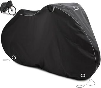 TeamObsidian Bike Cover - Waterproof Outdoor Bicycle Storage For 1 Bike - Heavy Duty Ripstop Bike Tent Material - Constant Bikes Protection Through All Weather & Seasons