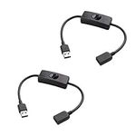 Cable Matters 2 Pack USB On Off Swi