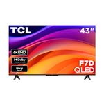 TCL 43” F7D Series 4K QLED with Dolby Vision HDR & Dolby Atmos Smart TV with Fire TV, Auto Game Mode, High Brightness LED Backlight, and Voice Remote - 43F7D