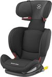 Maxi-Cosi RodiFix AirProtect High Back Booster Seat, 15 - 36 kg, 3.5 - 12 Years, Reclining ISOFIX Car Seat, Adjustable Headrest/Backrest, Extra Side Protection, Quick & Easy Buckle-up, Authentic Black