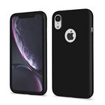 Pikkme Back Cover | Full Camera Protection | Raised Edges | Super Soft Silicone | Bumper Case for iPhone XR (Black)