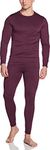 ATHLIO Men's Thermal Underwear Set, Winter Hunting Gear Comfort Fit Long Johns, Base Layer Top & Bottom for Cold WeatherLYS53-WNE_ XXX-Large