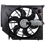 BOXI 621-199 Radiator Cooling Fan Assembly Replacement for 1999 2000 2001 2002 2003 2004 2005 B-M-W E46 3-Series 320i 323Ci 323i 325Ci 325i 325xi 328Ci 328i 330Ci 330i 330xi (Replace OE# 17117561757)