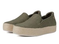 Skechers Women's Martha Stewart Bobs Sesame-by The Bay Loafer, Olive Leaf for Me Leaf It to Me, 6.5 UK