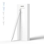 Yebos 2023 iPad Pencil with Ultra-Long Battery Life, 3X Fast Charging, Active Stylus Pen for lapiz para iPad 9/10th, iPad Pro 11"/12.9", iPad Air/Mini, Apple Pencil/Pen 1st/2nd Alternative, White