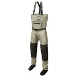 8 Fans Fishing Chest Waders for Men and Women, Waterproof Breathable Stockingfoot Wader -3 Layer Neoprene/Lightweight/Hunting (Khaki, Small)