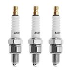 ECSiNG 3PCS A5RTC Spark Plug for CR5HSB 98056-55777 Spark Plug PASST EU2000I EU2200 Series GENERATORSI 808/Z9Y/P-Z9HC U16FSR-UB GX31 GX100 GXH50 OEM