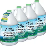 Nature's Freedom Hydrogen Peroxide 12%, 4 Gallons, Purified Water and Food Grade H2O2 Only
