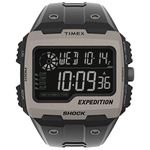 Timex Expedition Grid Shock Black/Gray/Negative Resin Strap Watch (Model: TW4B24900VQ)