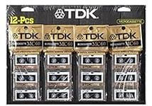 TDK MC60 12 Pack Microcassette Recording Tape