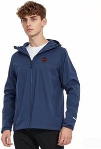 DooHier Youth Boys' Girls' Rain Jackets Full zipper Outerwear Jackets Hooded Coats (US, Alpha, Medium, Regular, Indigo)