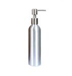 DERMALOGIC Massage Oil Warmer Replacement Bottle, Refillable Cosmetic Aluminum Bottle with Stainless Steel Pump, Professional Spa Massage Lotion Bottle Pump Set