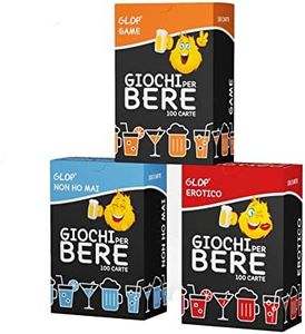 GLOP 300 Carte - Giochi da Tavolo Adulti - Giochi Alcolici - Giochi di Carte Adulti - Giochi per Bere - Drinking Game - Regali Simpatici e Divertenti - Idee Regalo per Lei e Lui, per Natale, Amica