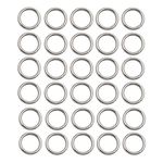 300 pcs Stainless Steel Split Rings Jump Rings Connector Rings for Jewelry Making Necklaces Bracelet Earrings Keychain DIY Craft (12614-10mm)