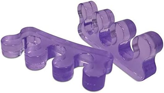 One Pair Yoga Toes Blue Toe Stretcher & Toe Separator Stop Foot Pain and Boost Athletic Performance (Purple)