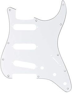 Fender Standard Stratocaster for 3 Single Coil Pickups, 11 Hole, 3-Ply - White