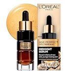 L'Oréal Paris Midnight Serum for Face, Vitamin E Serum, Skincare with Hyaluronic Acid, Antioxidants and Vitamin E, Age Perfect Cell Renewal, 30 ml