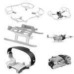 (3-in-1) Propeller Guard & Landing Gear Leg & Propeller Holder Strap for DJI Mini 3 PRO, Safe Lightweight Drone Accessory Quick Assembly and Disassembly