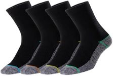 Jzy Qzn Copper Antibacterial Athletic Socks for Men and Women Moisture Wick, Non-Slip Cushion Ankle Socks, Multicoloured, Multicolor-4 Pairs, 45-49