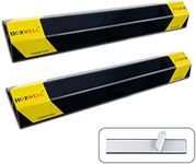 HOXWELL 2 Pcs Heavy Duty Parking Aid, 18" Parking Stopper for Garage Protects Garage Walls and Car, Parking Gadgets Easy to Install, 2 Packs