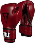 Title Boxing Blood Red Leather Spar