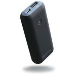 Boompods Powerboom Power Bank Fast Charging 5000mAh - Universal USB Portable Charger External Battery Pack, Ideal Lightweight Travel Mobile Phone Powerbank