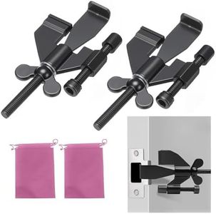 2PC Portable Door Lock, Anterlock Adjustable Home Security Hotel Door Lock Guard Kit with Storage Bag, Portable Locks Security Devices for Home, Hotel, Apartment, College Dorm