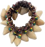 summina Nuts Shell Bracelet, African Tribal Style Nut Handbell, Drum Conga Percussion Accessories