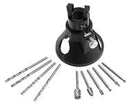 Diy Crafts 11213 10106 Hss Milling Burrs, Rotary Drill Dedicated Locator & Drill Bit Rotary, Multicolor, 11 Piece
