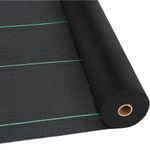 Weed Barrier Landscape Fabric, Ohuhu 3x100 FT 5oz 2-Layer Woven Weed Barrier Fabric Heavy Duty, Premium Ground Cover Weed Blocker for Landscaping, Garden, Raised Beds, Lawn, Gravel Path, Driveway