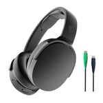 Skullcandy Hesh Evo Wireless Headphones, 36 Hr Battery, Microphone, Works with iPhone Android and Bluetooth Devices - True Black