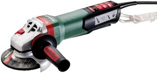 Metabo 6-Inch Angle Grinder, 14.5 Amp, 9,600 RPM, Electronics, Non-locking Paddle Switch, Mechanical Brake, M-Brush, Auto-Balance, Drop Secure, WEPBA 19-150 Q DS M-BRUSH, 613117420, Green