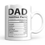 Light Autumn Dad Mug - White 11oz - Dad Gifts from Daughter - Best Dad Mug for The World's Best Dad - Ceramic Coffee Mug for Fathers - Dad Xmas Gift & Gifts for Dad - Coffee Mugs Funny - Best Dad