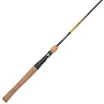 Quantum QX36 Spinning Fishing Rod, 6-Foot 6-Inch 2-Piece IM7 Graphite Fishing Pole, Natural Cork Handle, Dynaflow Aluminum-Oxide Guides, Fast Action, Medium-Heavy Power