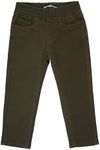 X RAY Toddlers Stretchy Colored Denim Jeans (2T - 4T), Casual Pants Boy Clothes for Boys with Elastic Waistband,Olive, 4T