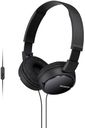 Sony MDR-ZX110AP Stereo Headphone (with In-line microphone) - Black