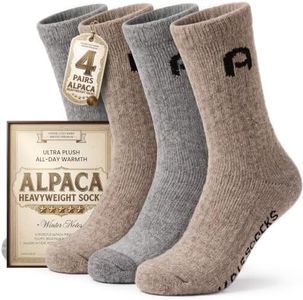Alpacaparty Alpaca Crew Socks for Men & Women Heavyweight Thermal Socks
