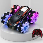 Mini Explorer 4X4 RC Stunt Car for Kids | Dual-Sided 360° Rotating Off-Road Climbing | 2.4GHz Remote, Rechargeable Drift Car for Boys & Girls | High-Speed Racing Vehicle