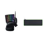 Razer Tartarus V2 Gaming Keypad & Goliathus Extended Chroma - Extra Large, Soft XXL Gaming Mouse Mat with RGB Lighting (Cable Holder, Fabric Surface, Quilted Edge, Optimized for all Mice) Black