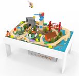 Orbrium 2-in-1 Wooden Train Table S