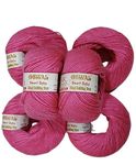 Oswal Smart Baby Soft 100% Acrylic Wool (6 PC) 4 ply Wool Ball Hand Knitting Wool/Art Craft Soft Fingering Crochet Hook Yarn, Needle Knitting Yarn Thread Dyed Shade no-42